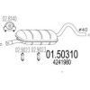 MTS 01.50310 Middle Silencer